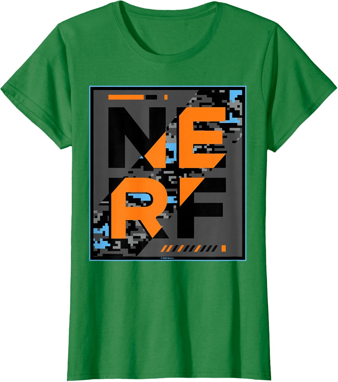 image:imageNerf Glitch Poster TShirtKelly Green