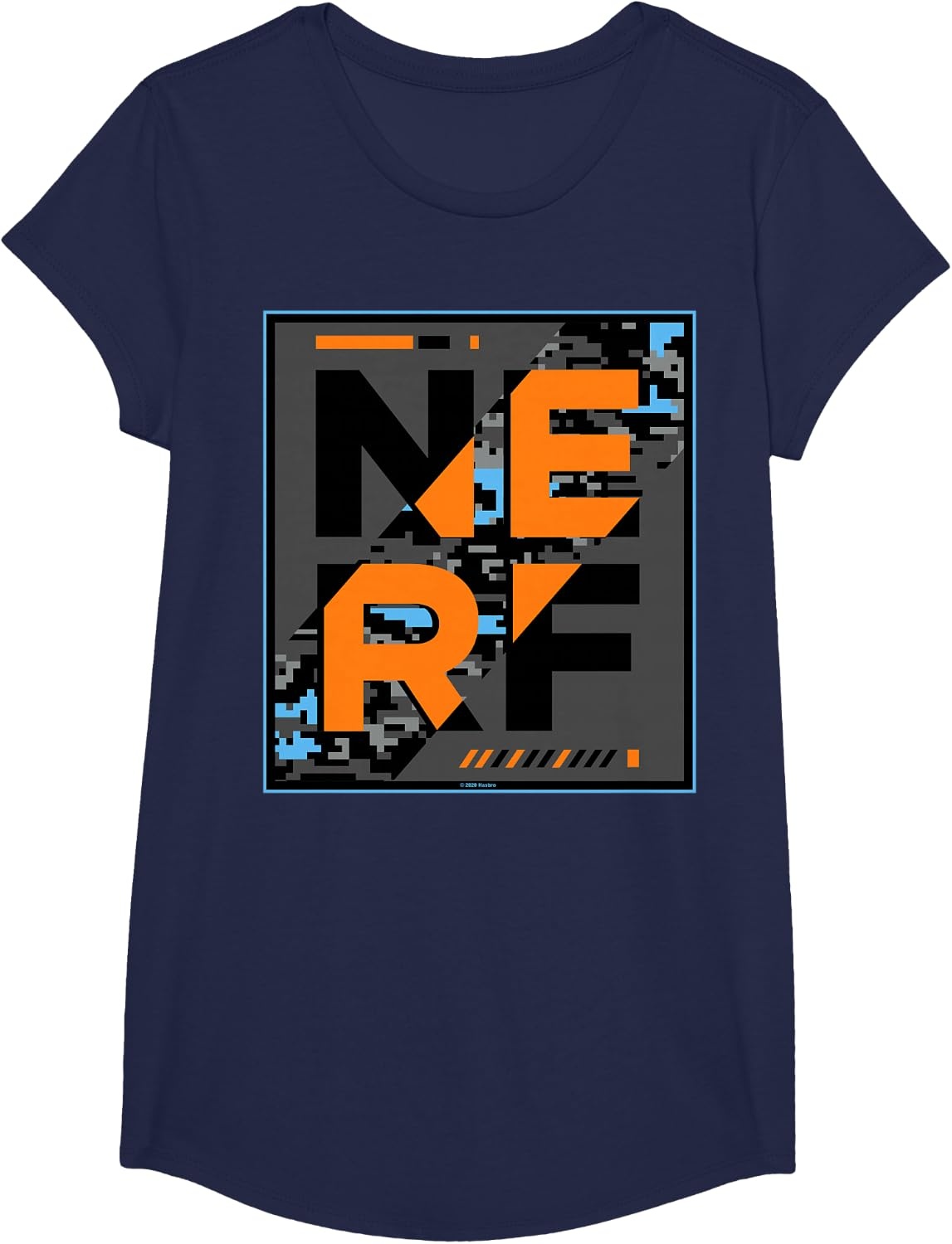 image:imageNerf Glitch Poster TShirtNavy Blue
