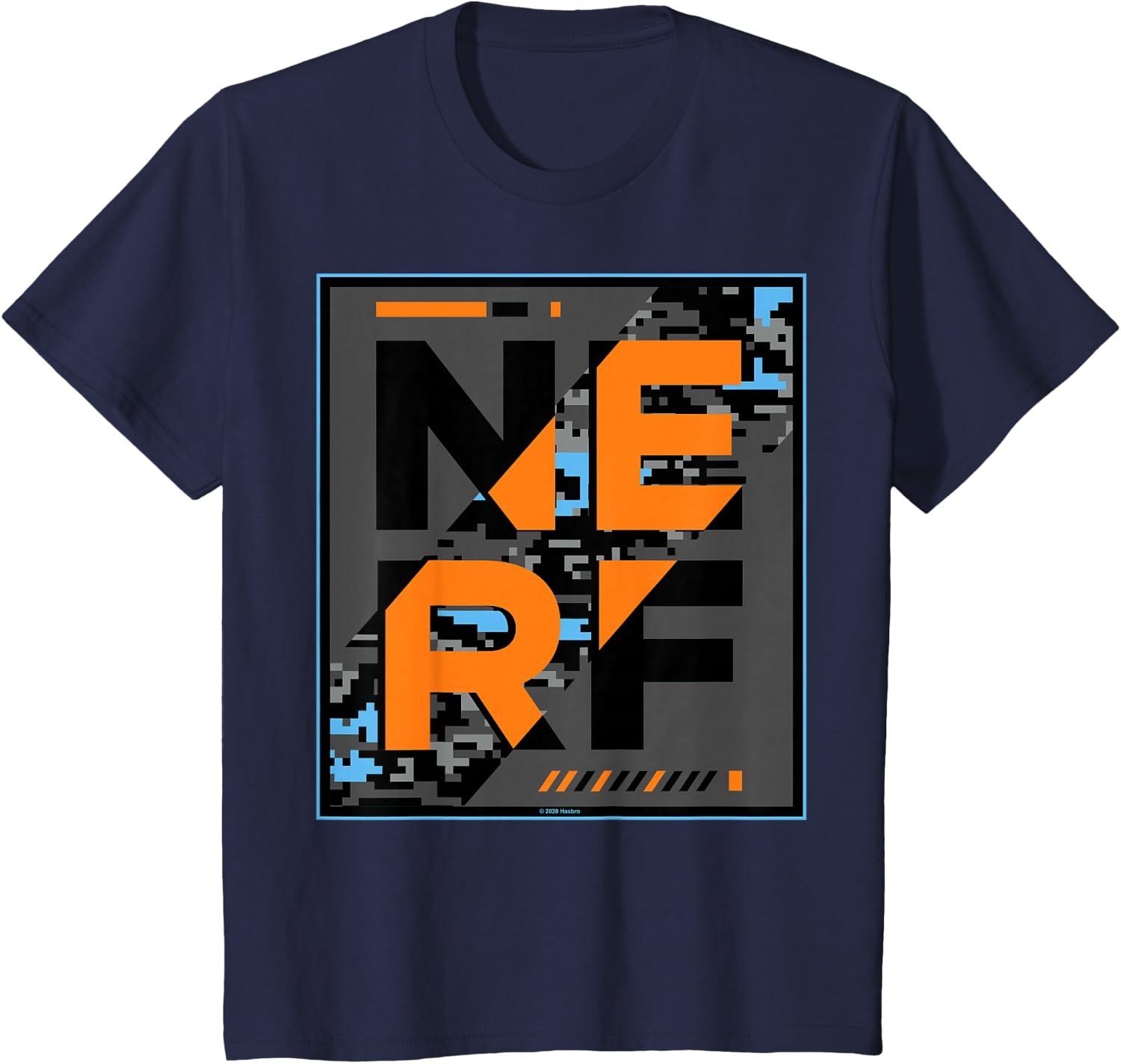 image:imageNerf Glitch Poster TShirtNavy Blue