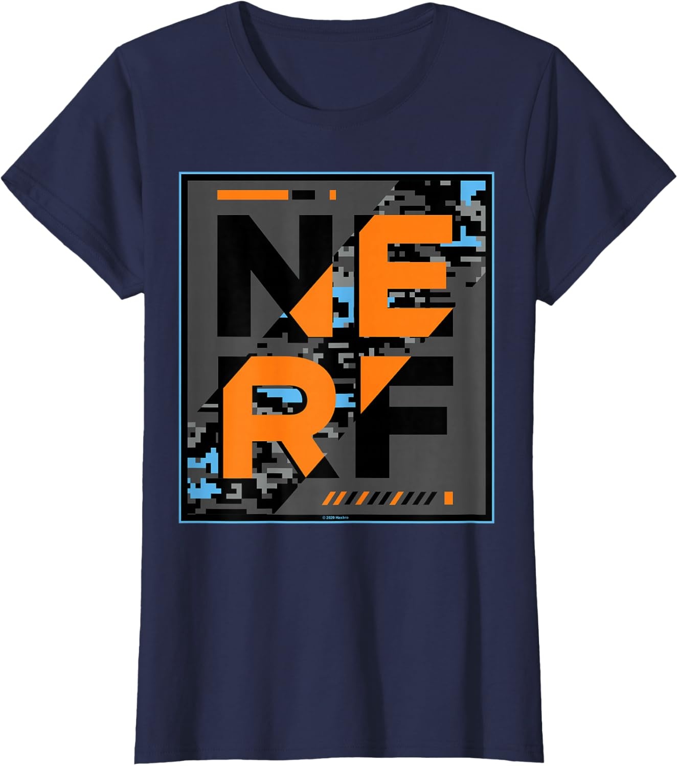image:imageNerf Glitch Poster TShirtNavy Blue