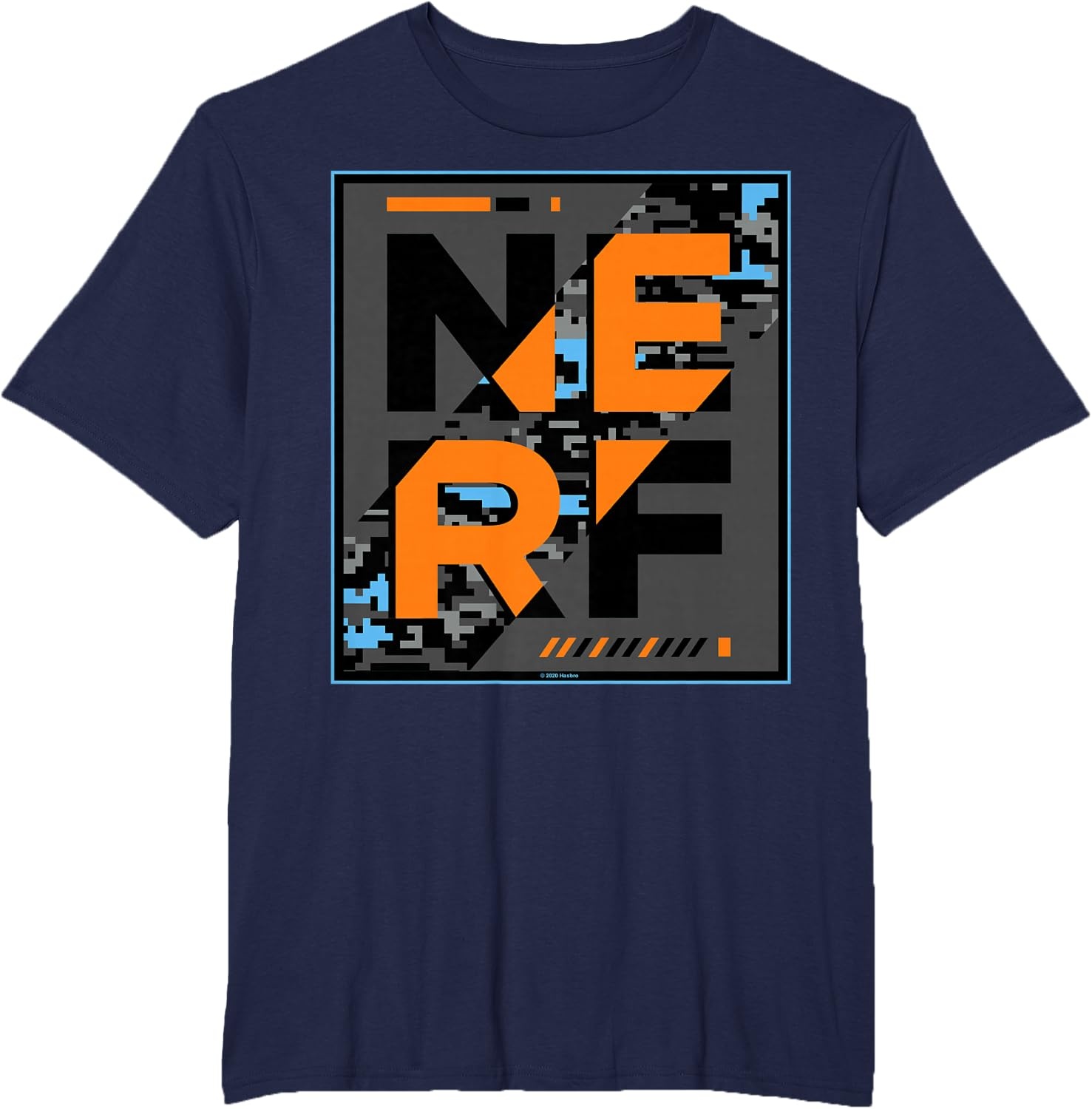 image:imageNerf Glitch Poster TShirtNavy Blue