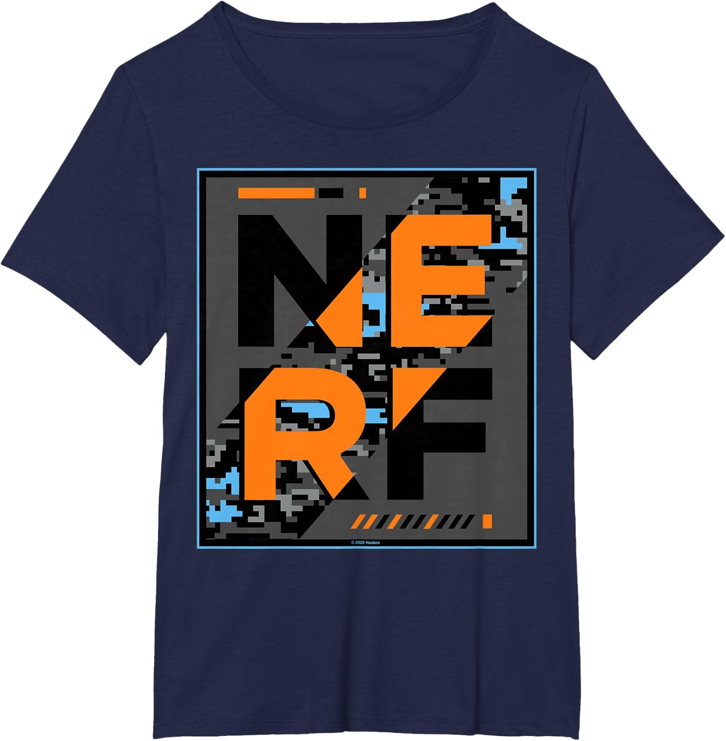image:imageNerf Glitch Poster TShirtNavy Blue