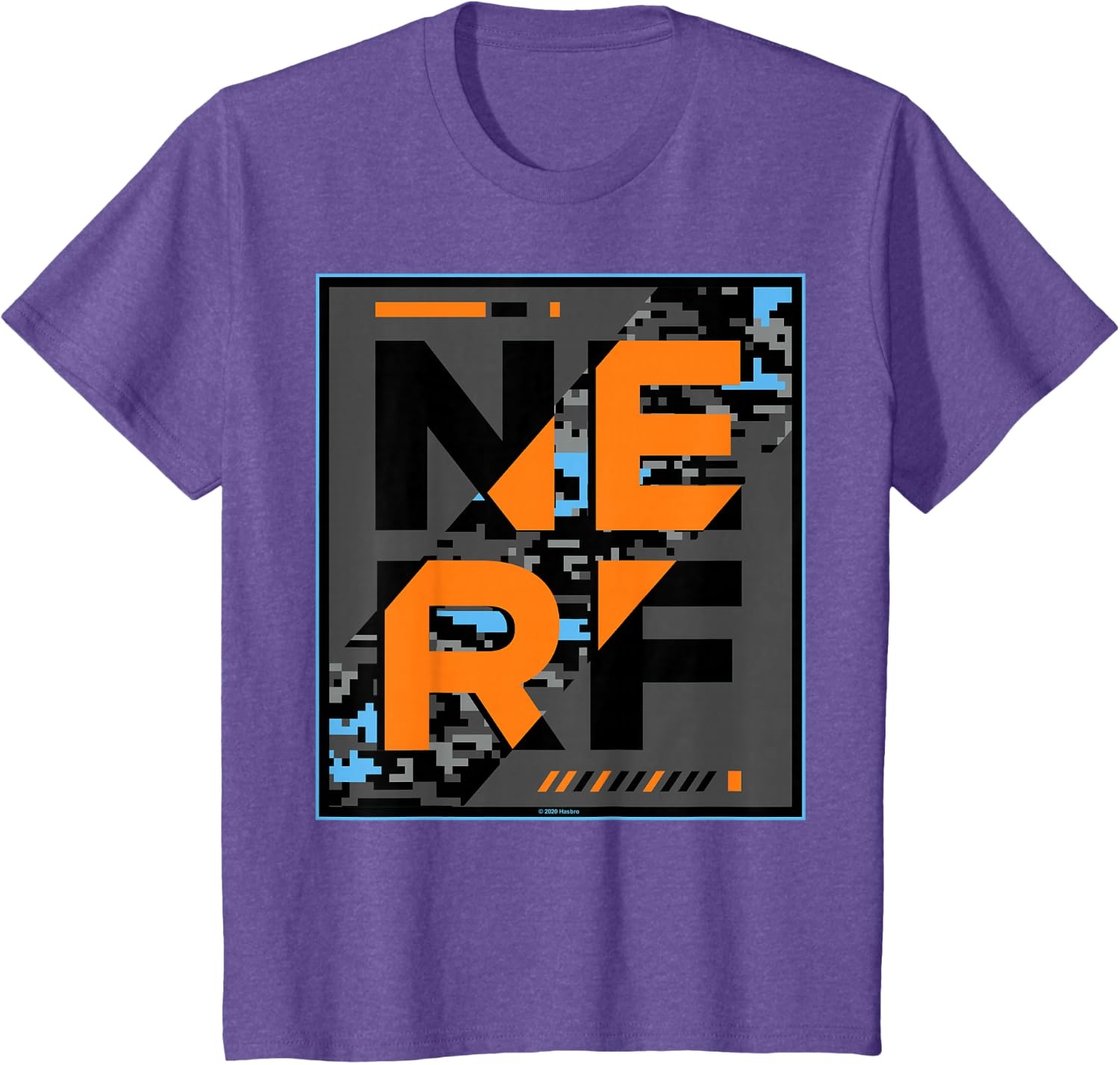 image:imageNerf Glitch Poster TShirtPurple Heather