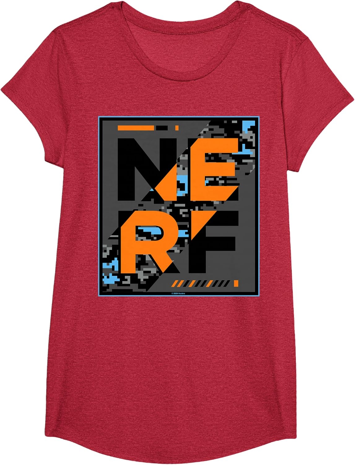 image:imageNerf Glitch Poster TShirtRed Heather