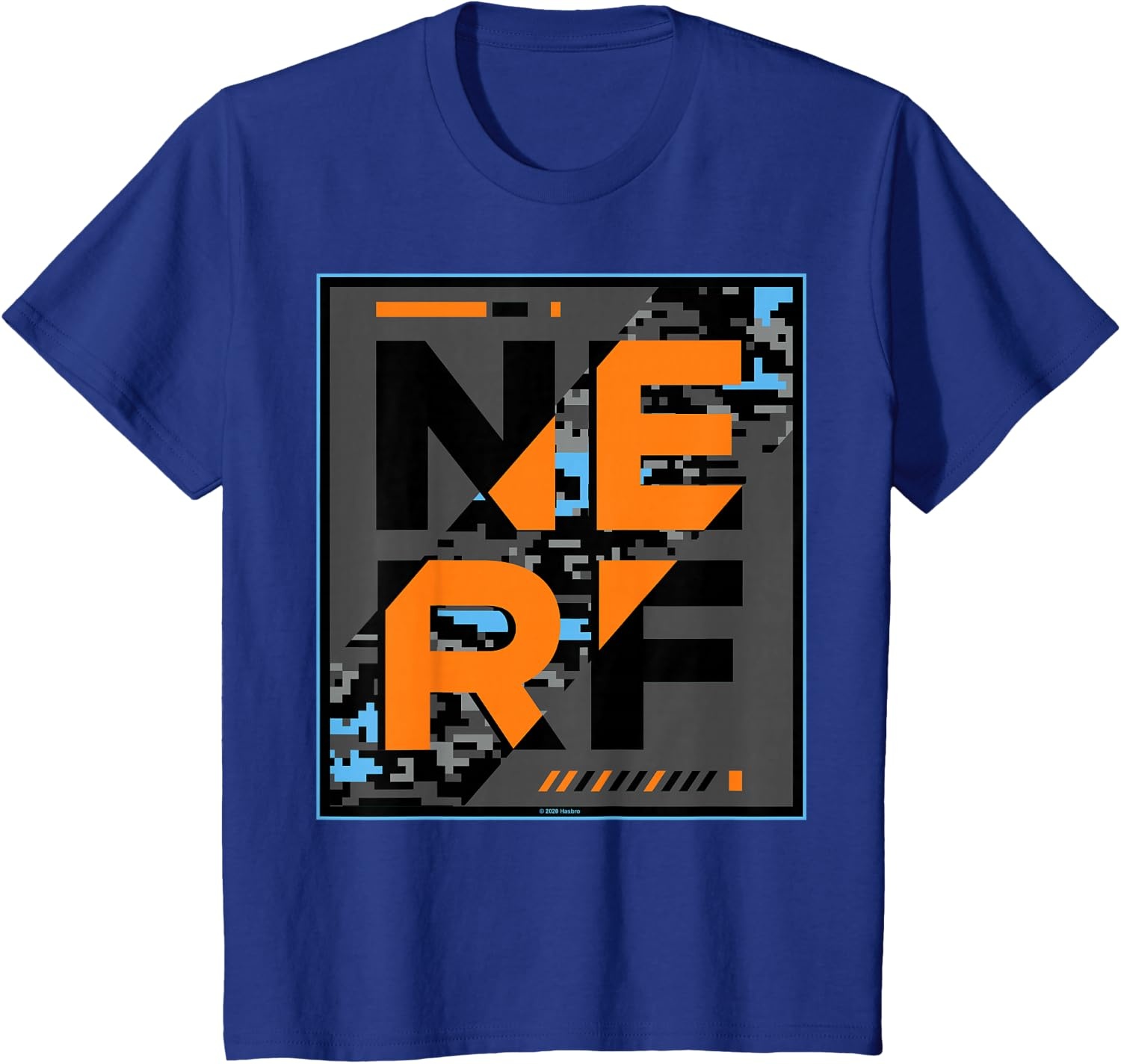 image:imageNerf Glitch Poster TShirtRoyal Blue