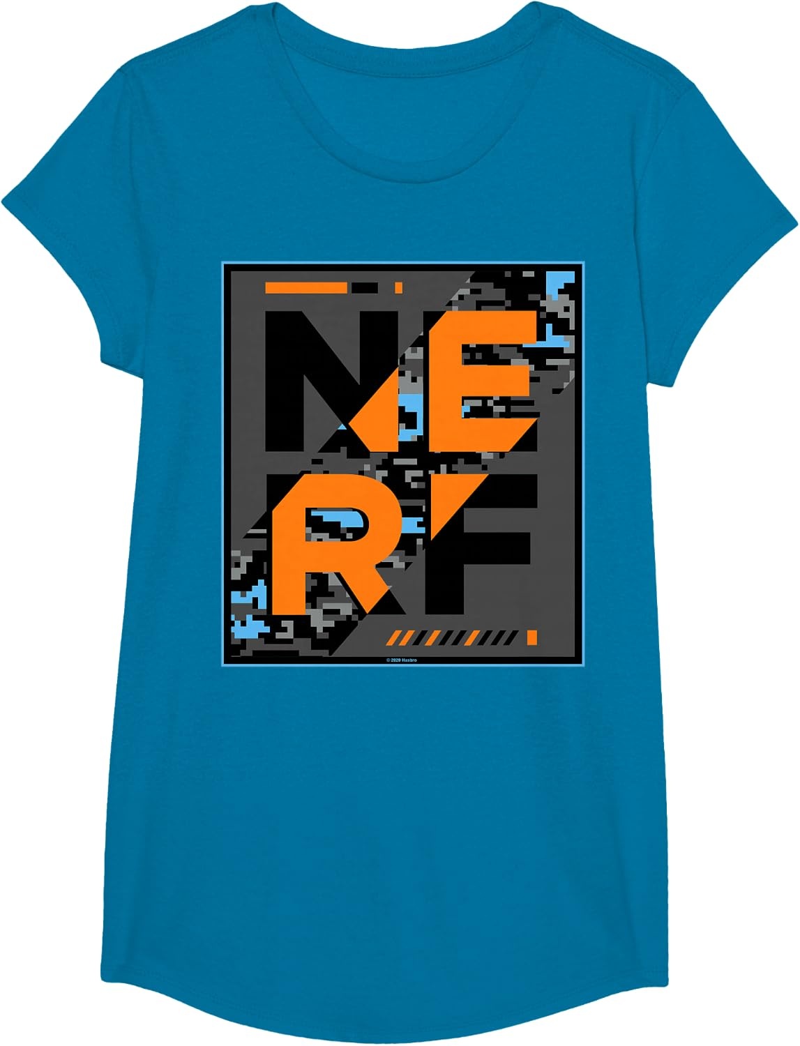 image:imageNerf Glitch Poster TShirtSapphire Blue