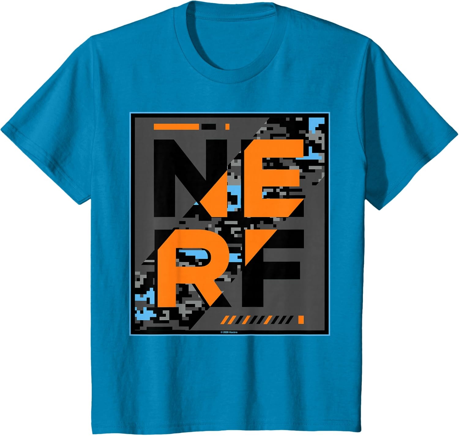 image:imageNerf Glitch Poster TShirtSapphire Blue