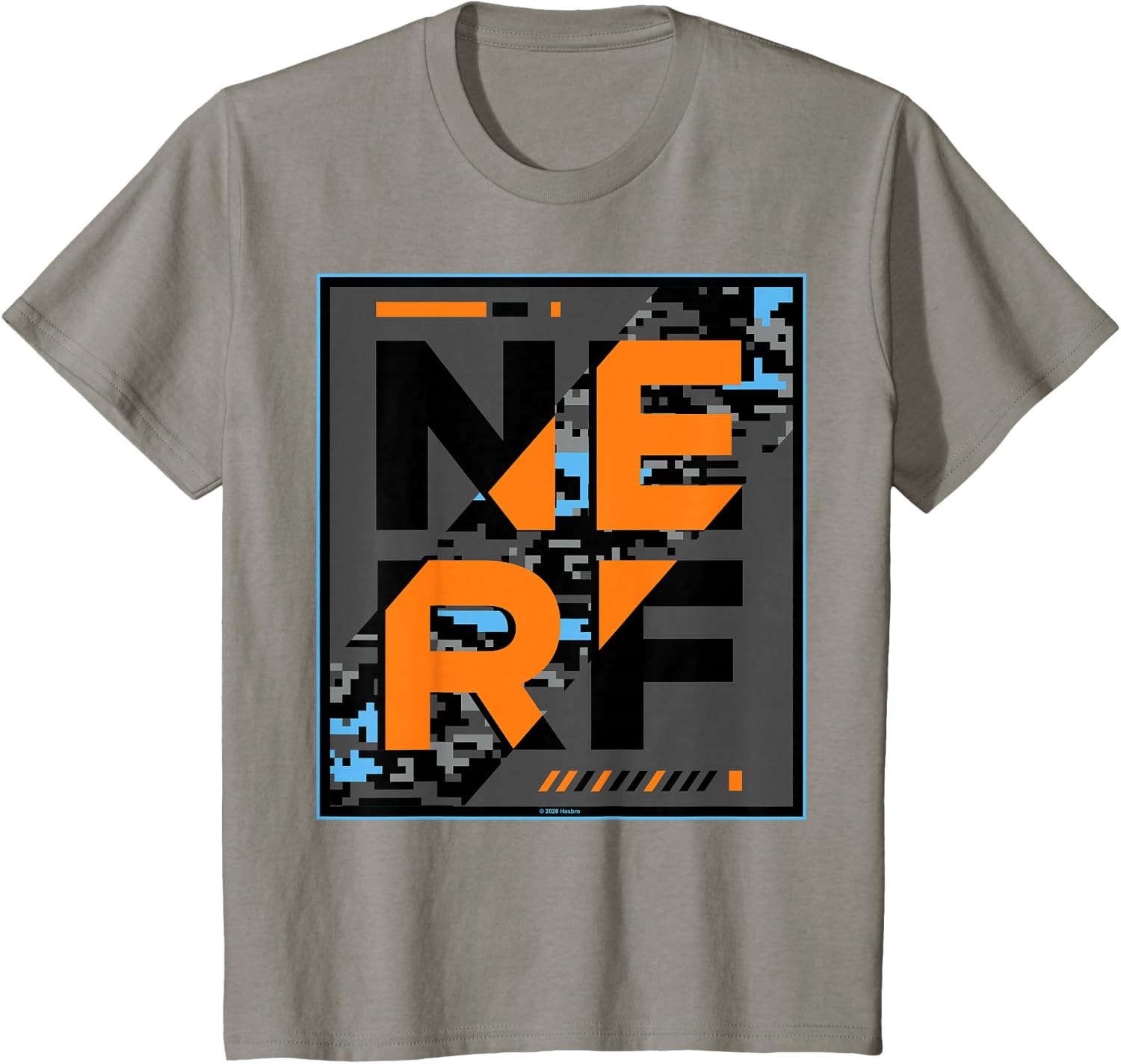 image:imageNerf Glitch Poster TShirtSlate Grey