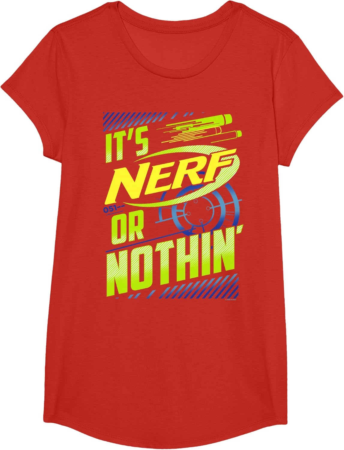 image:imageNerf Its Nerf Or Nothin Retro Bold Logo TShirt SmallRed