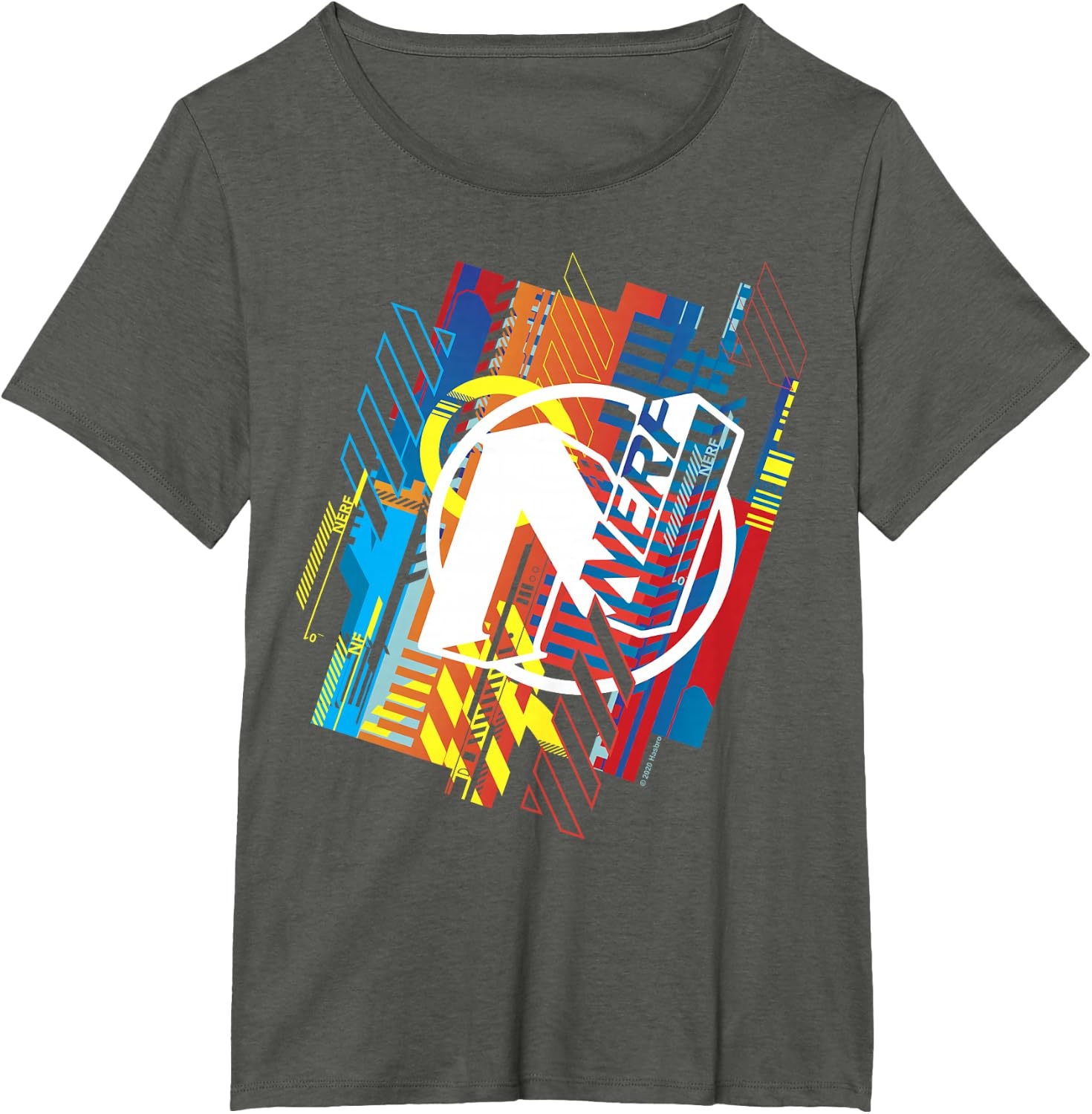 image:imageNerf N Glitched Logo TShirtAsphalt Grey