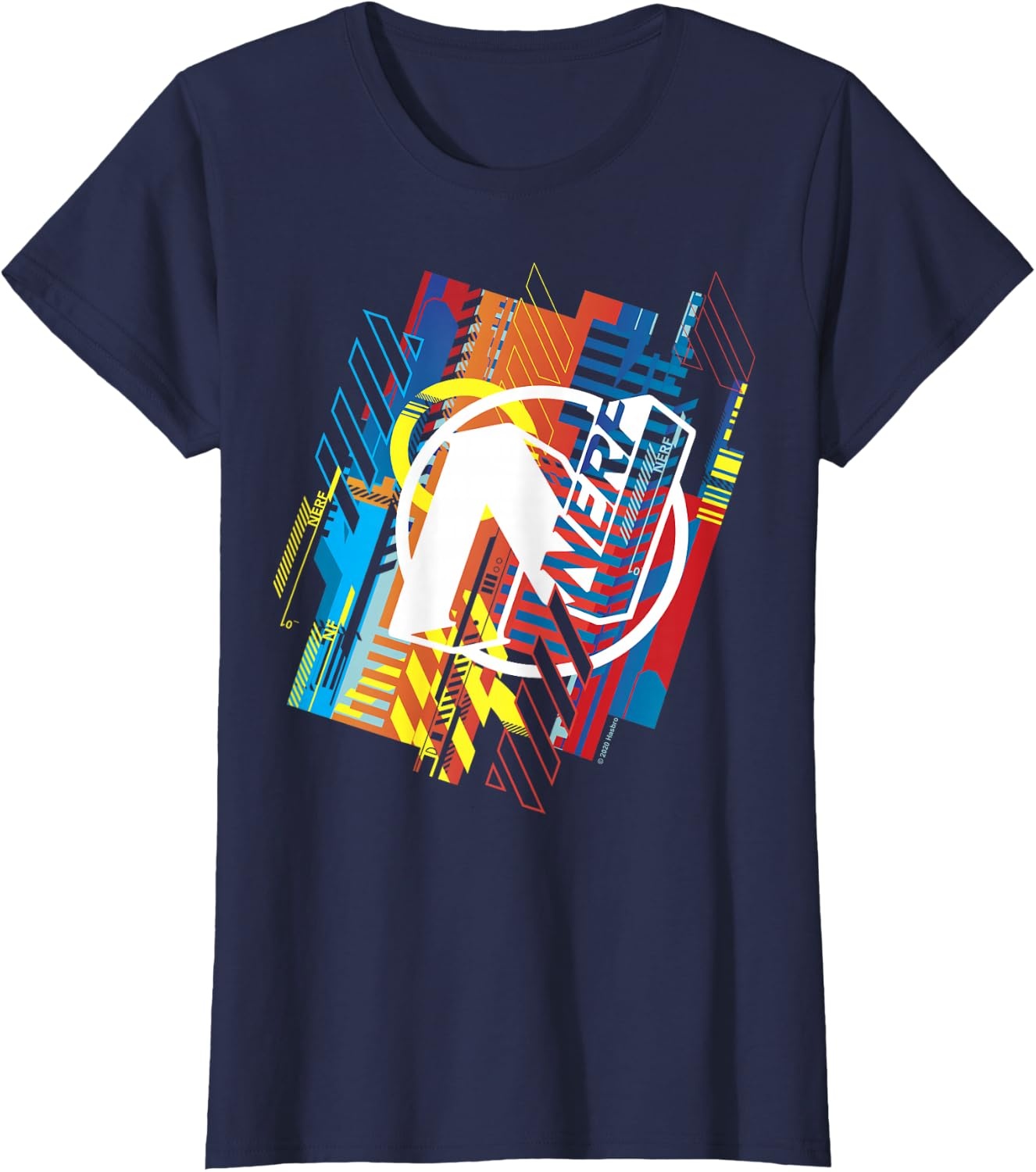 image:imageNerf N Glitched Logo TShirtNavy Blue