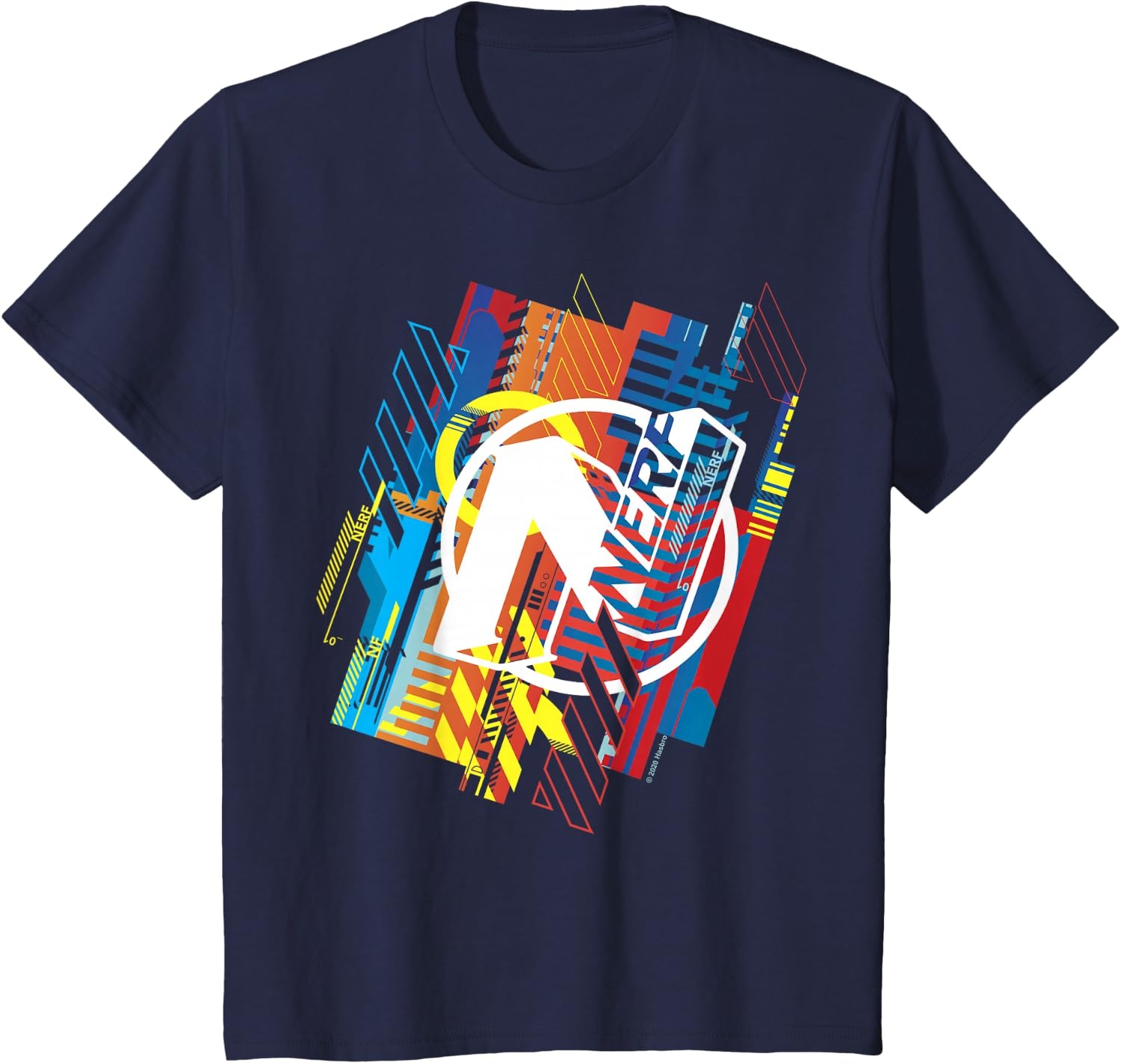 image:imageNerf N Glitched Logo TShirtNavy Blue