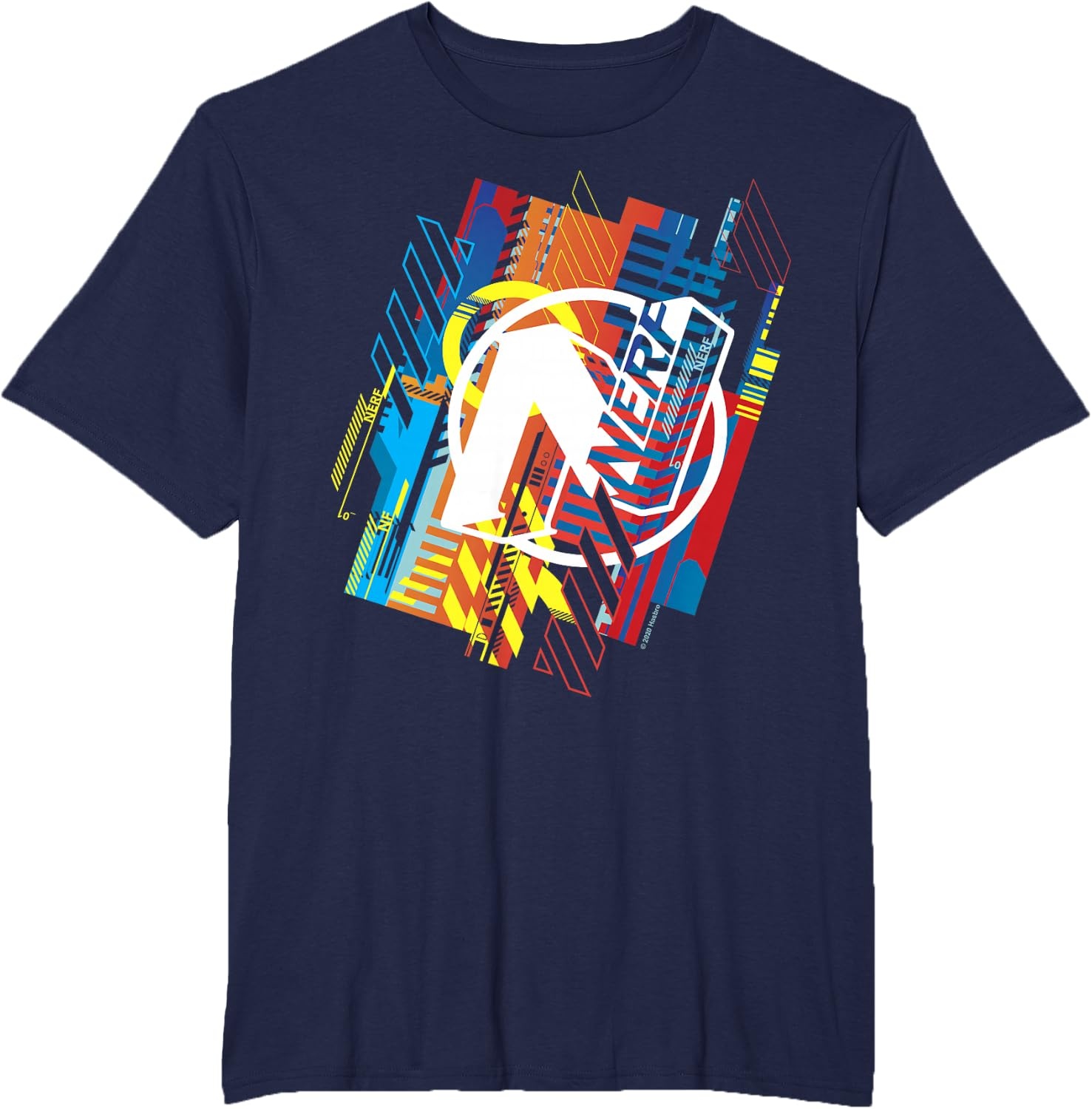 image:imageNerf N Glitched Logo TShirtNavy Blue