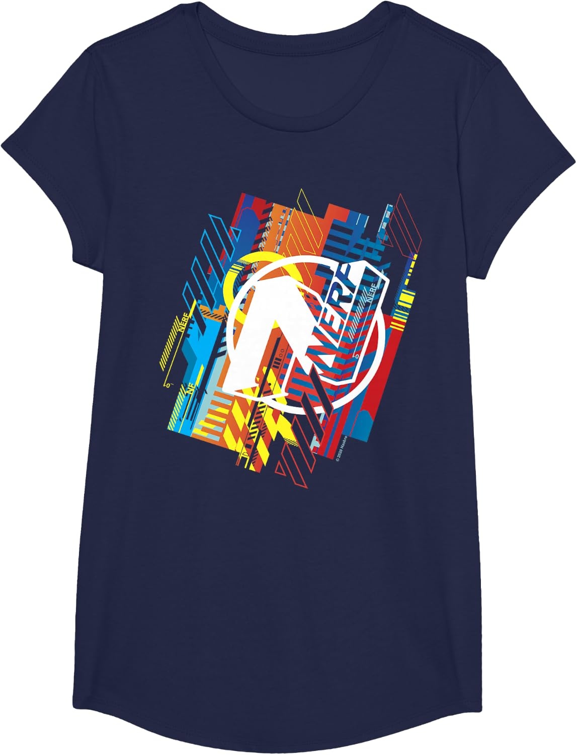 image:imageNerf N Glitched Logo TShirtNavy Blue