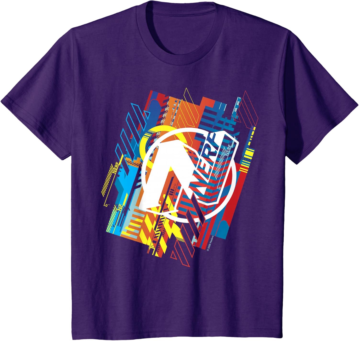 image:imageNerf N Glitched Logo TShirtPurple