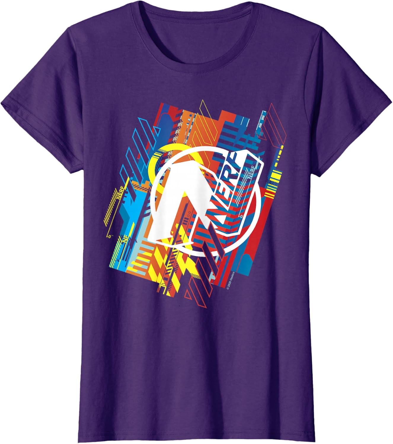 image:imageNerf N Glitched Logo TShirtPurple