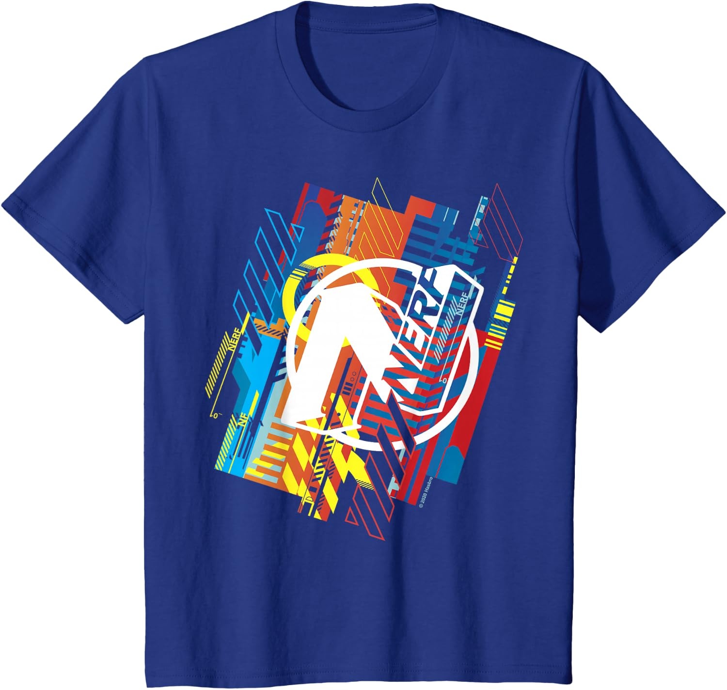 image:imageNerf N Glitched Logo TShirtRoyal Blue