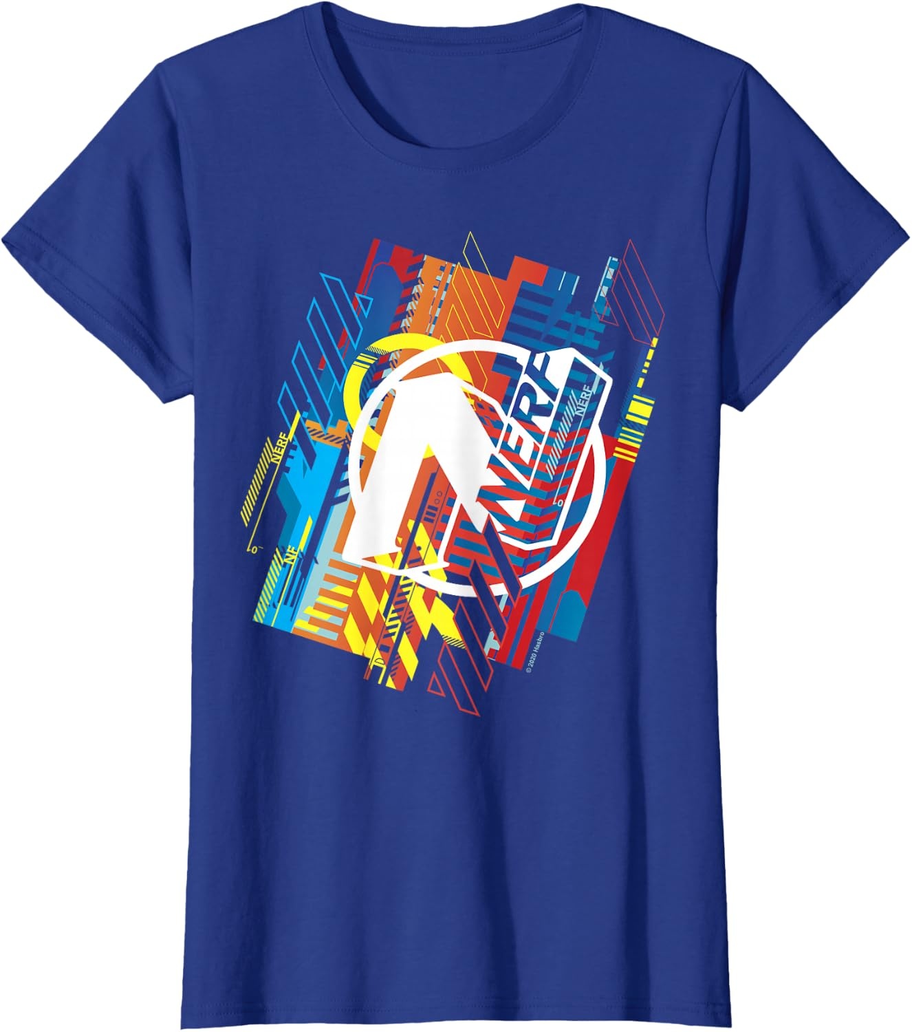 image:imageNerf N Glitched Logo TShirtRoyal Blue