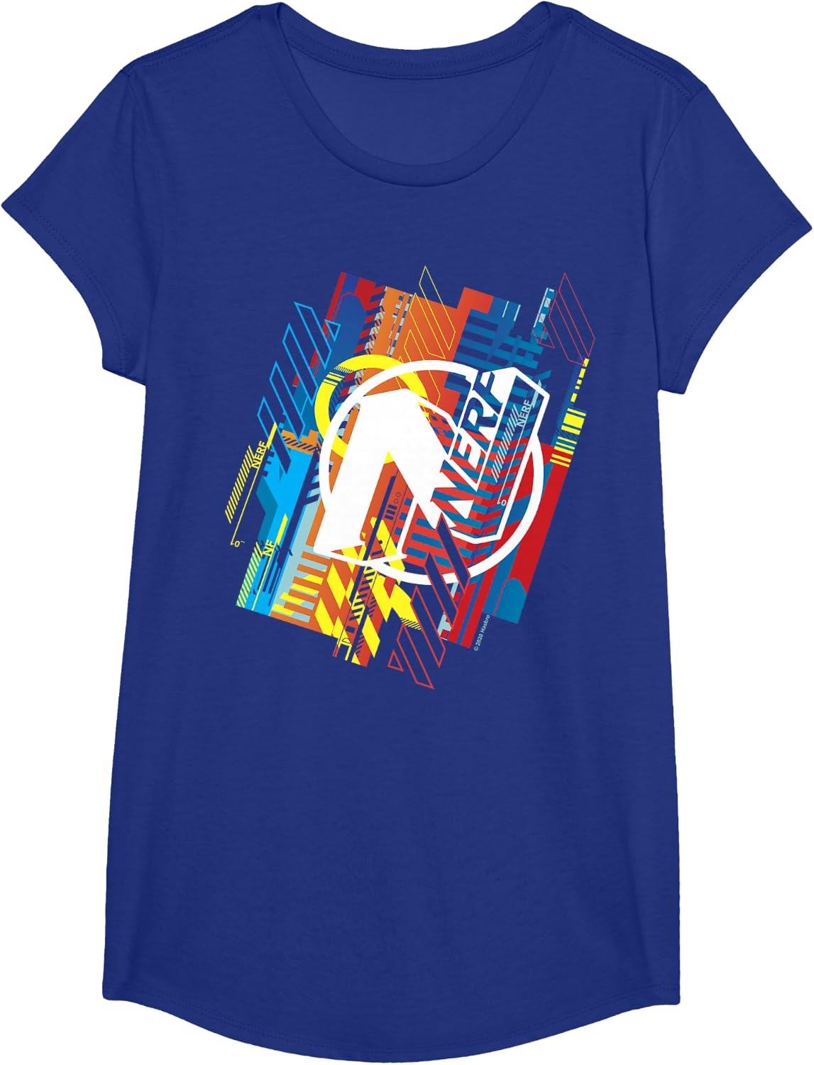 image:imageNerf N Glitched Logo TShirtRoyal Blue