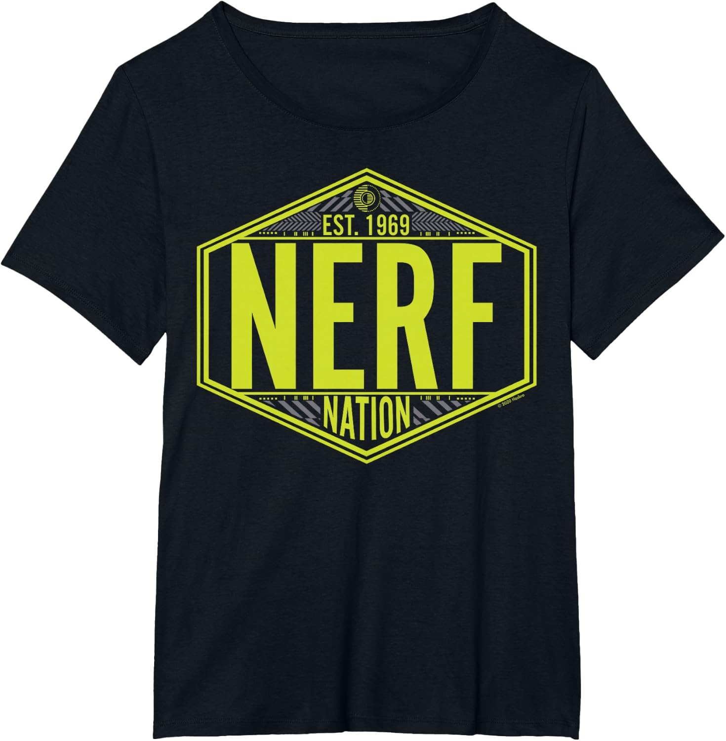 image:imageNerf Nation Est 1969 Neon Badge Logo TShirtBlack