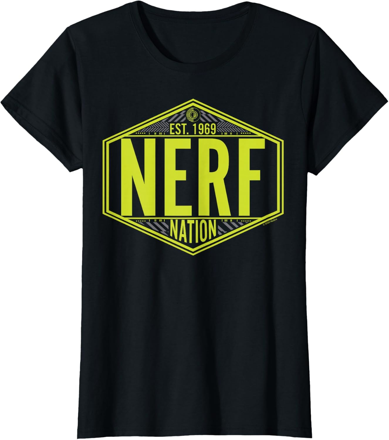 image:imageNerf Nation Est 1969 Neon Badge Logo TShirtBlack