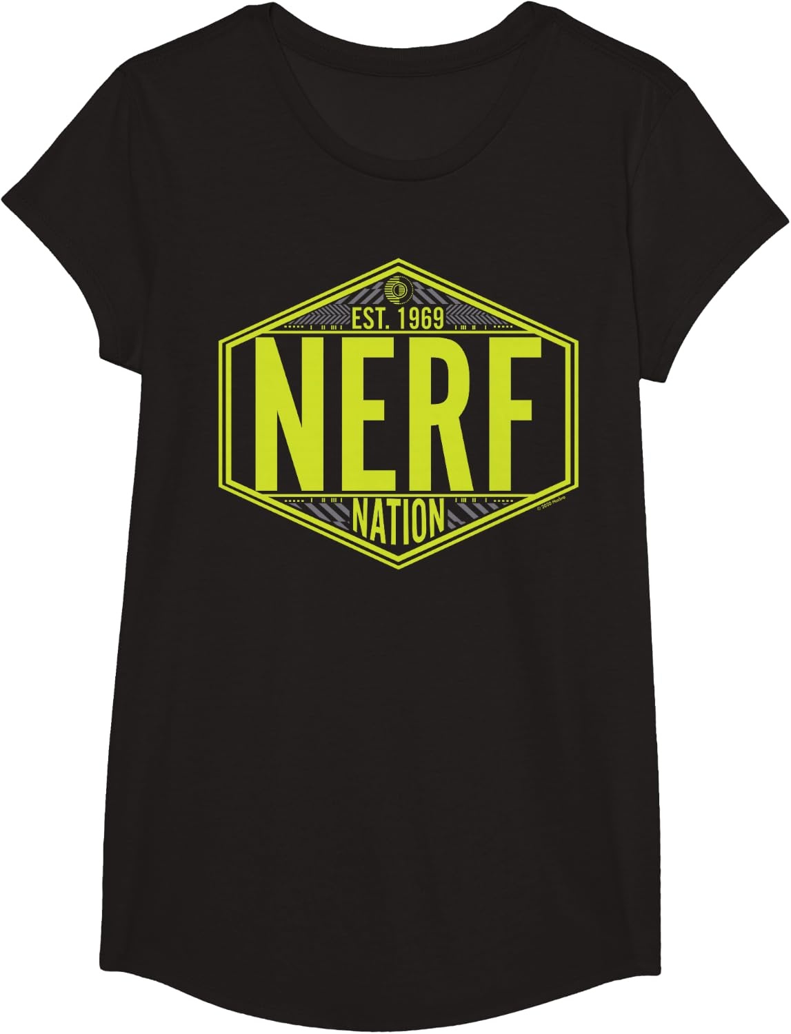 image:imageNerf Nation Est 1969 Neon Badge Logo TShirtBlack