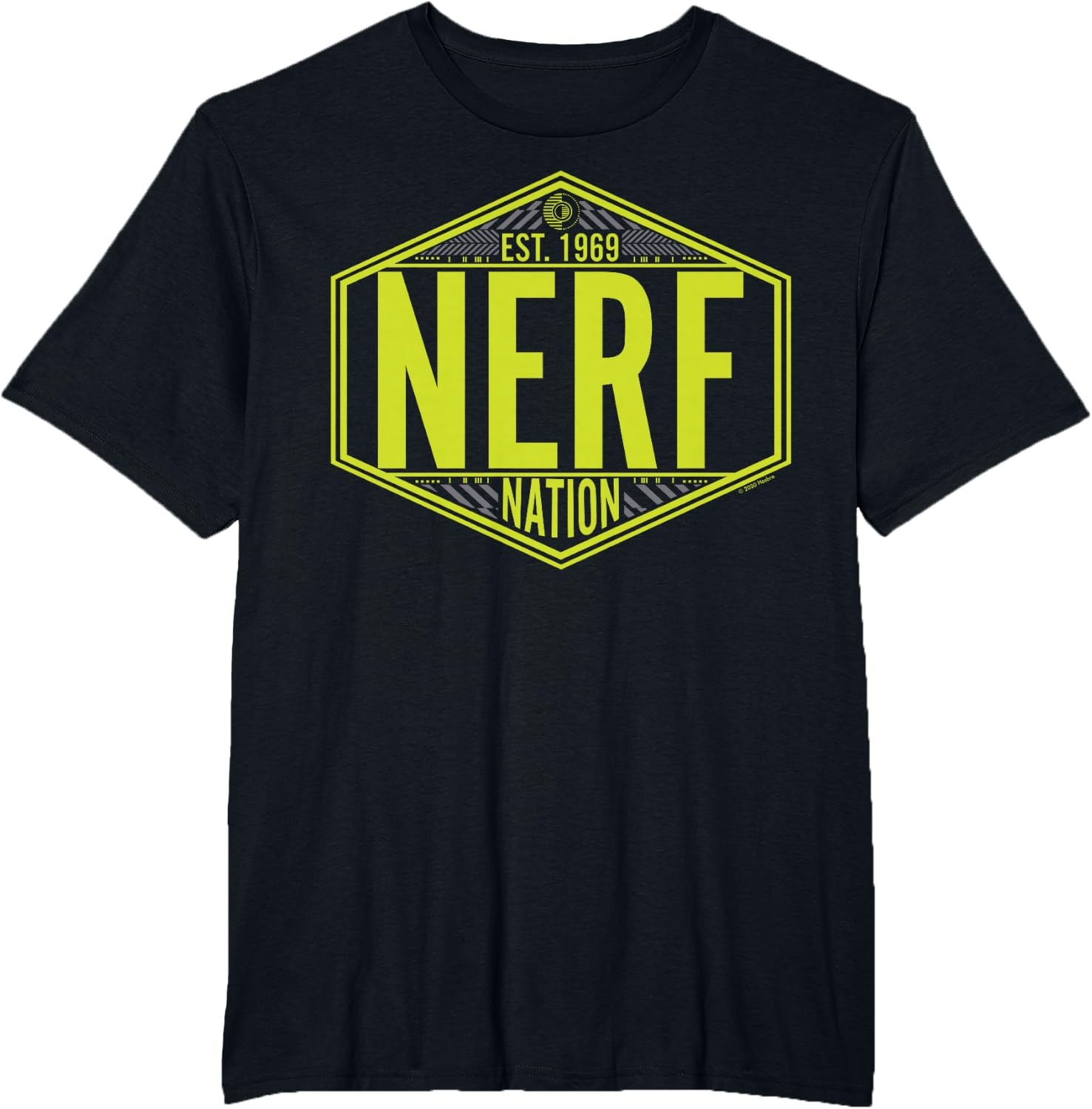 image:imageNerf Nation Est 1969 Neon Badge Logo TShirtBlack