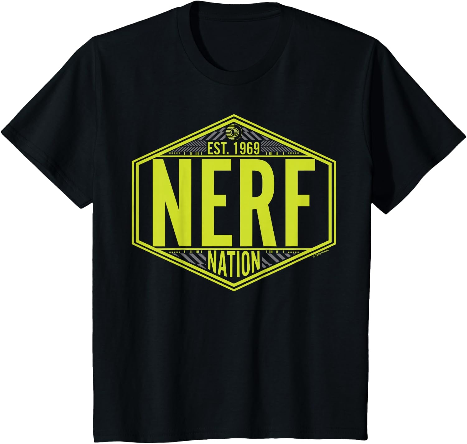 image:imageNerf Nation Est 1969 Neon Badge Logo TShirtBlack