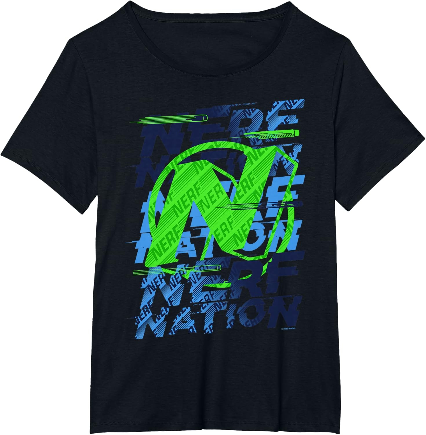 image:imageNerf Nation Logo Stack TShirtBlack