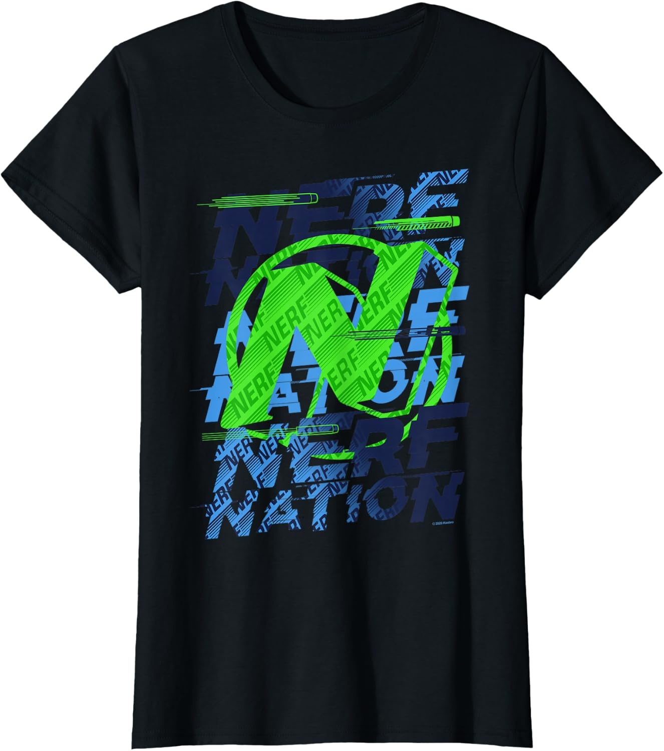 image:imageNerf Nation Logo Stack TShirtBlack