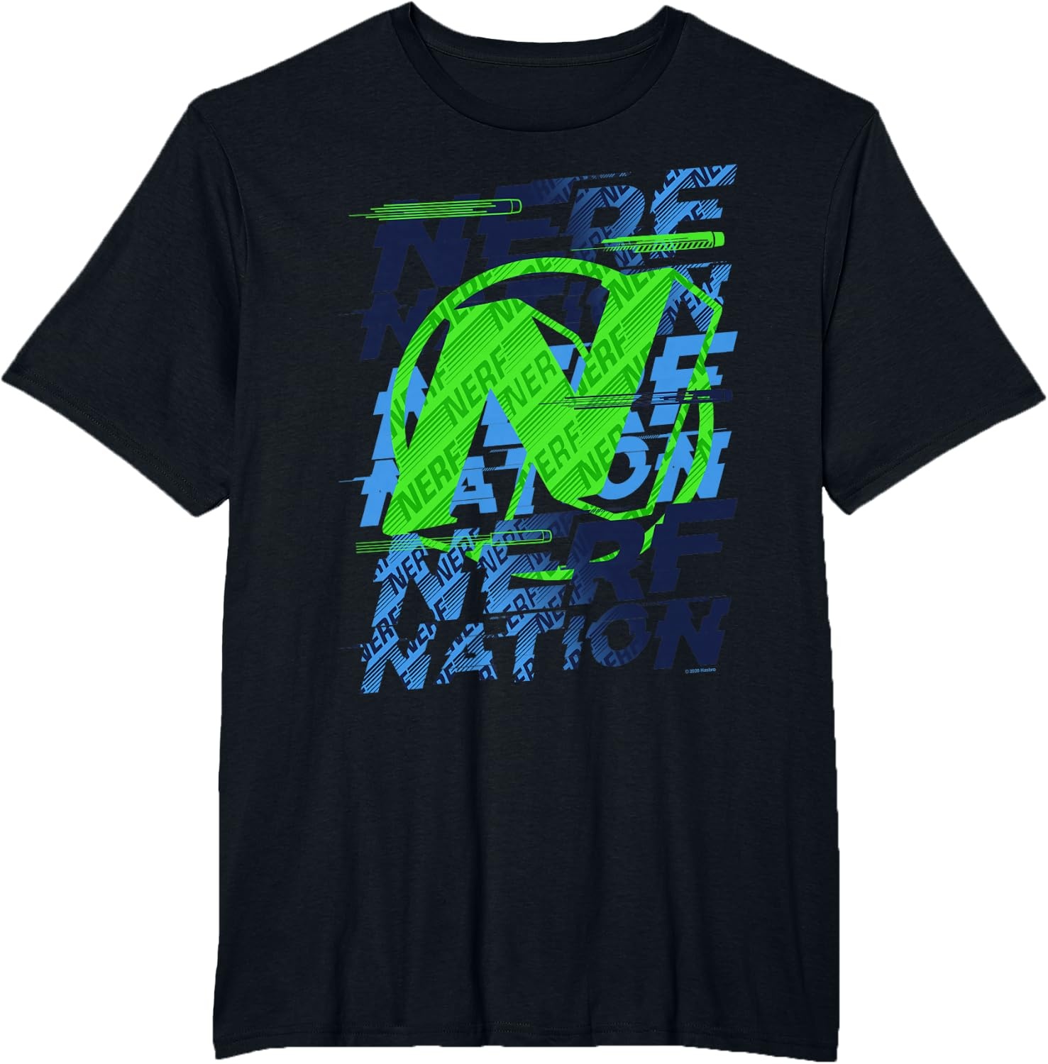 image:imageNerf Nation Logo Stack TShirtBlack