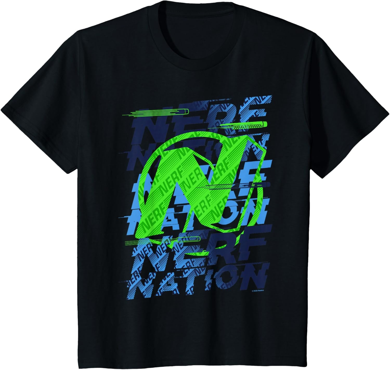 image:imageNerf Nation Logo Stack TShirtBlack