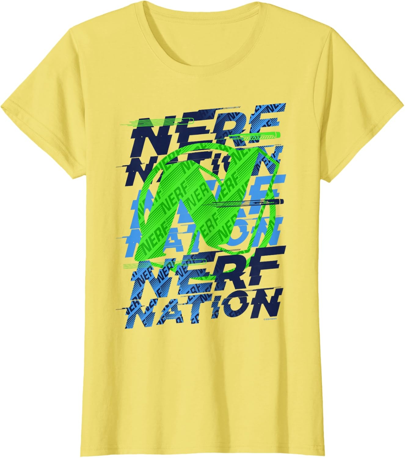 image:imageNerf Nation Logo Stack TShirtLemon Yellow