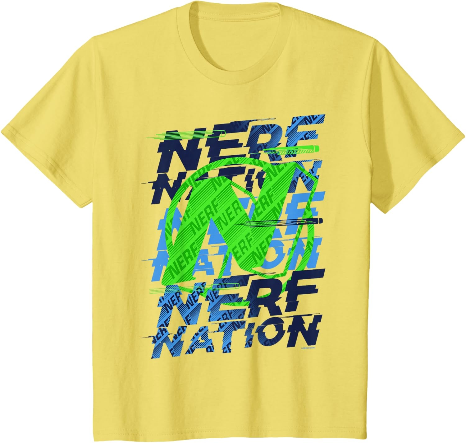 image:imageNerf Nation Logo Stack TShirtLemon Yellow