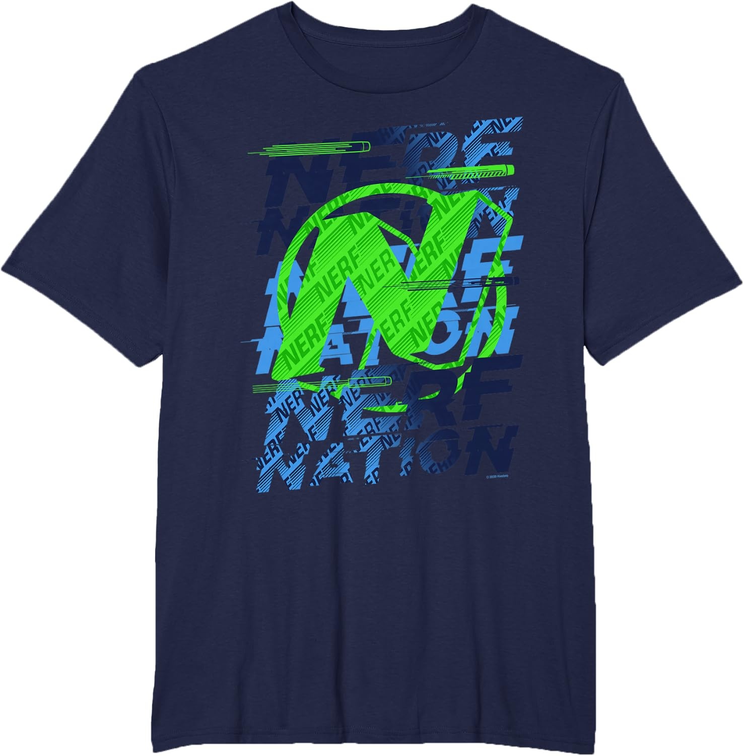 image:imageNerf Nation Logo Stack TShirtNavy Blue