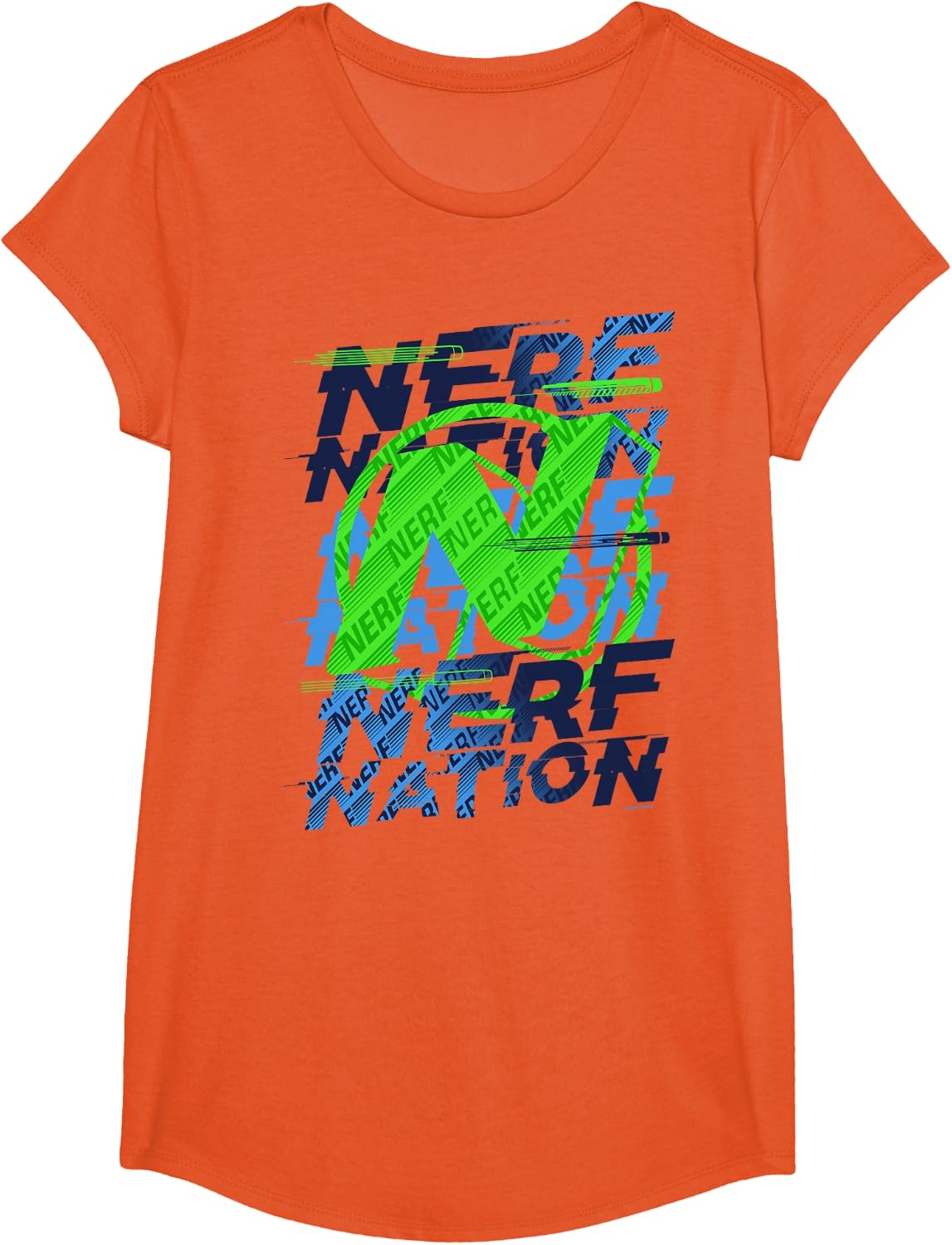 image:imageNerf Nation Logo Stack TShirtOrange
