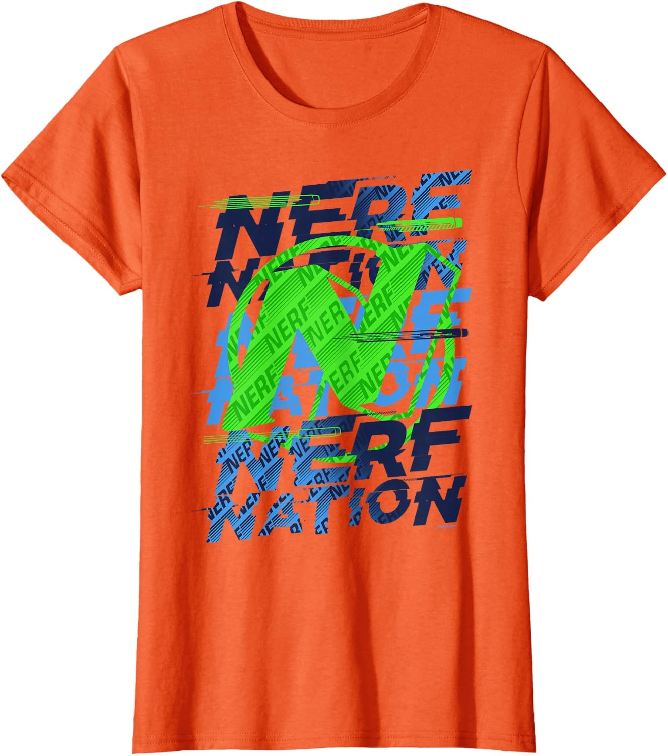 image:imageNerf Nation Logo Stack TShirtOrange