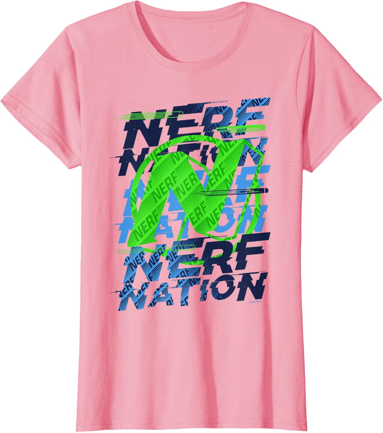 image:imageNerf Nation Logo Stack TShirtPink