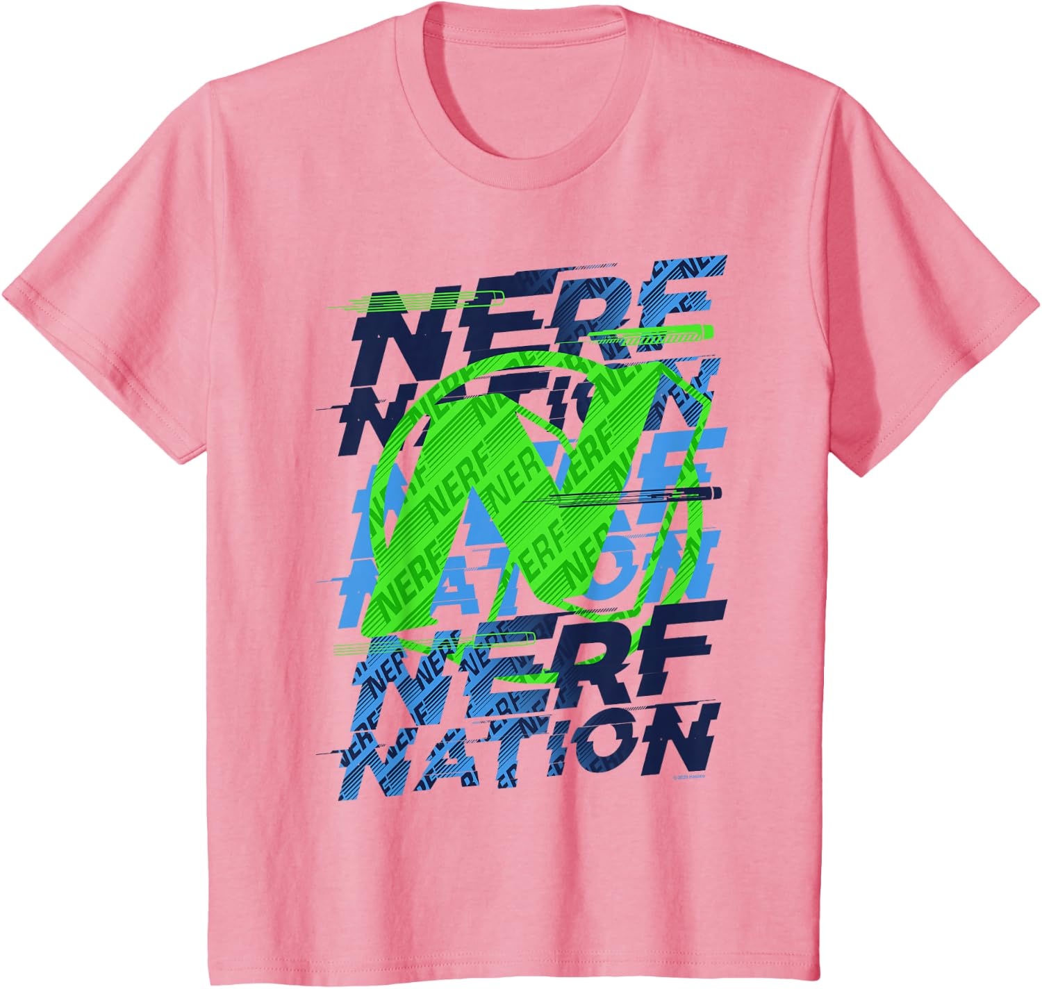 image:imageNerf Nation Logo Stack TShirtPink