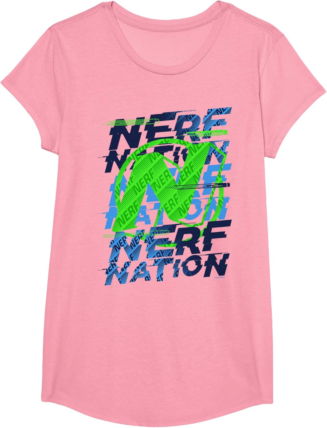 image:imageNerf Nation Logo Stack TShirtPink