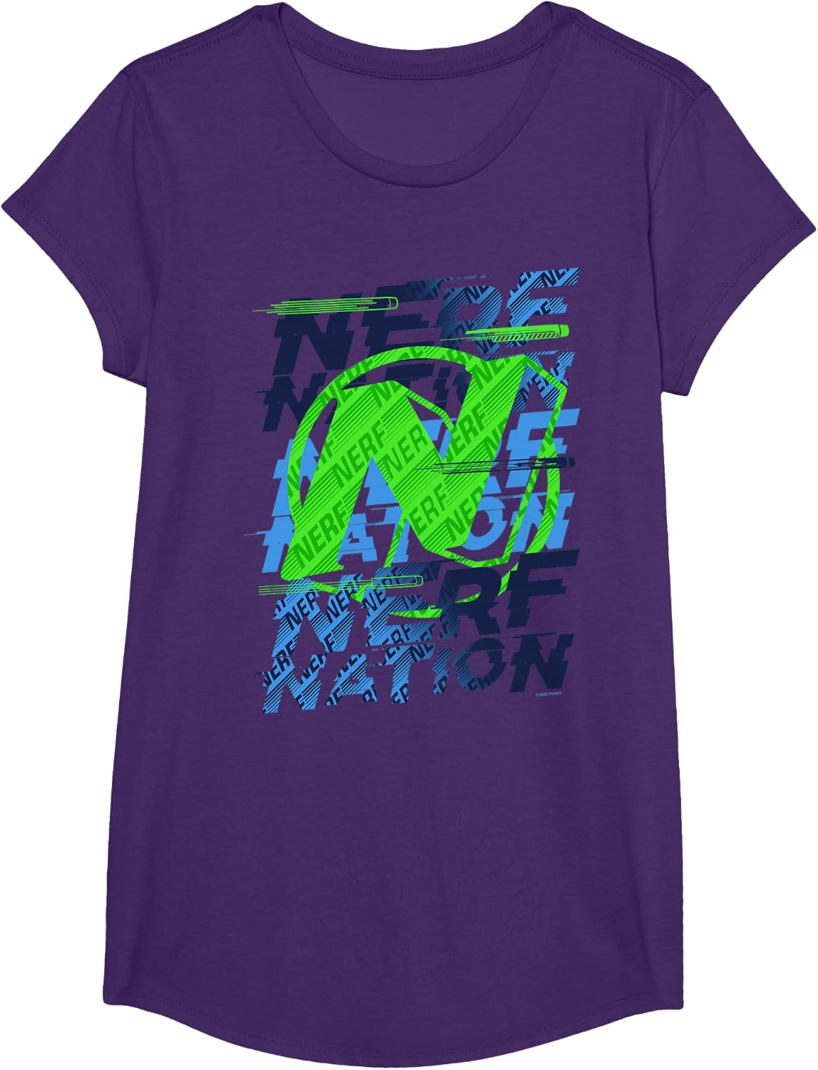 image:imageNerf Nation Logo Stack TShirtPurple