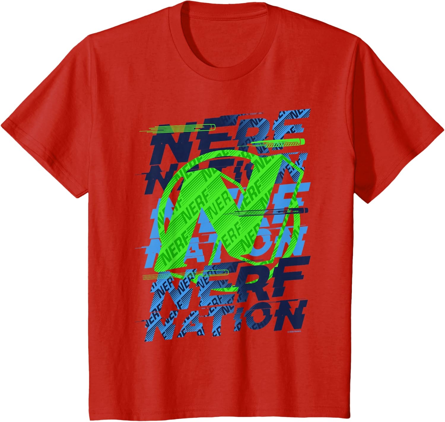 image:imageNerf Nation Logo Stack TShirtRed