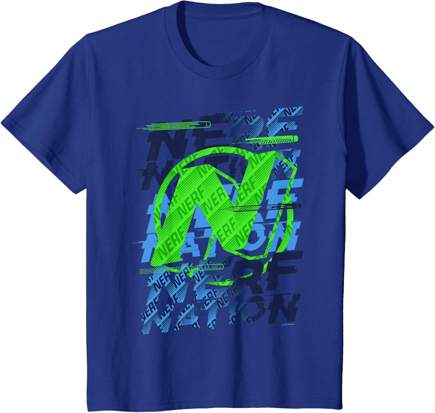 image:imageNerf Nation Logo Stack TShirtRoyal Blue