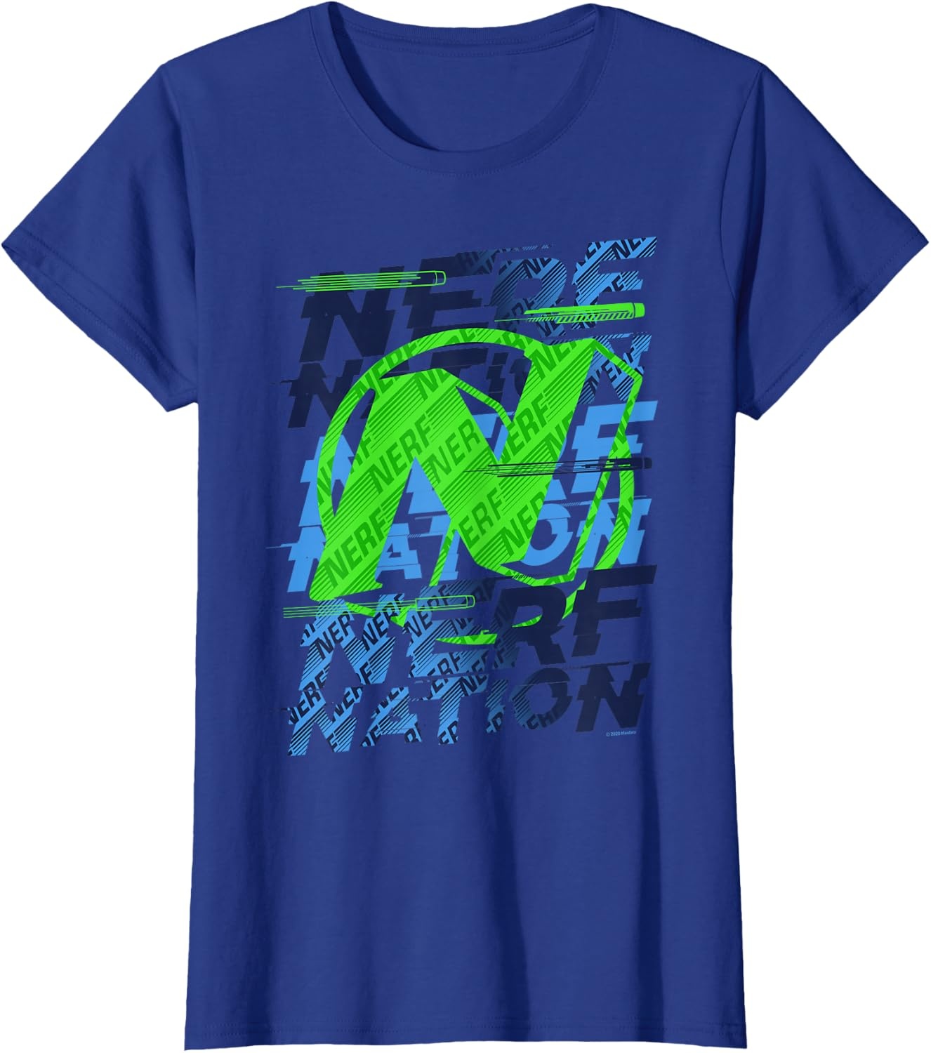 image:imageNerf Nation Logo Stack TShirtRoyal Blue
