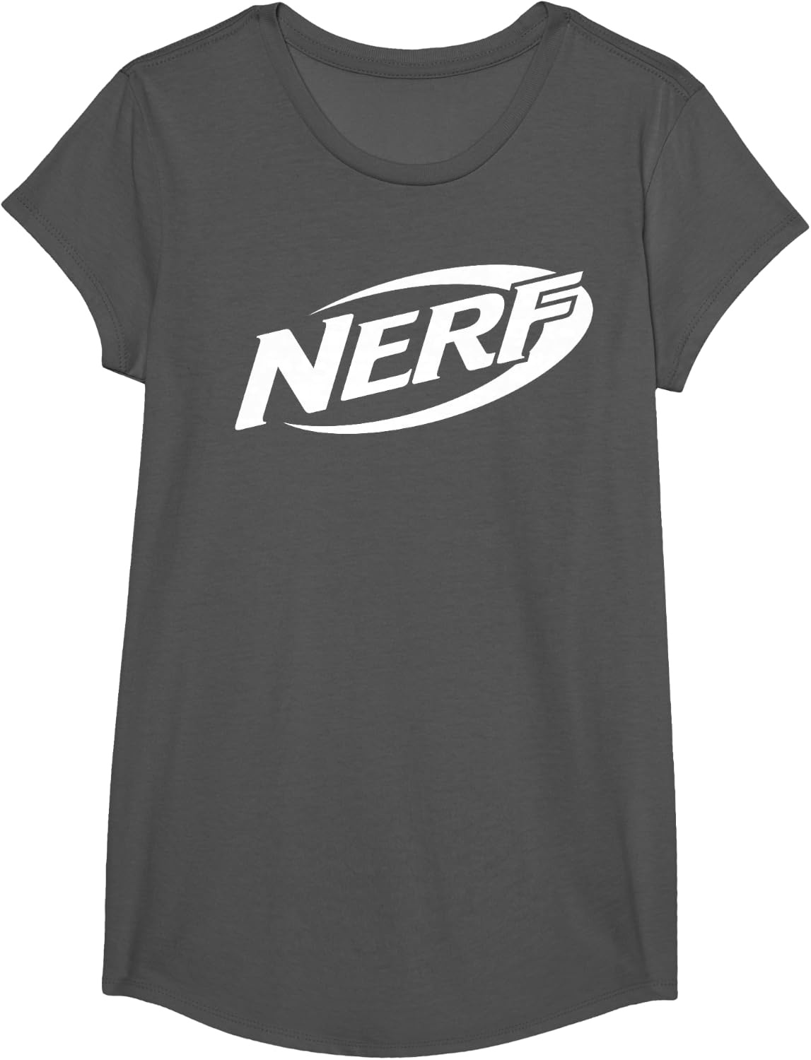 image:imageNerf Simple White Retro Logo TShirtAsphalt Grey