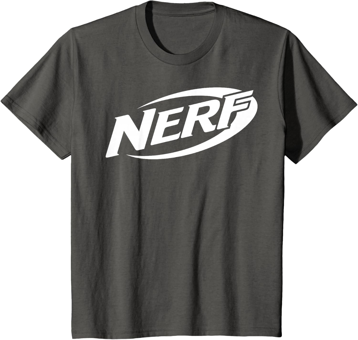 image:imageNerf Simple White Retro Logo TShirtAsphalt Grey