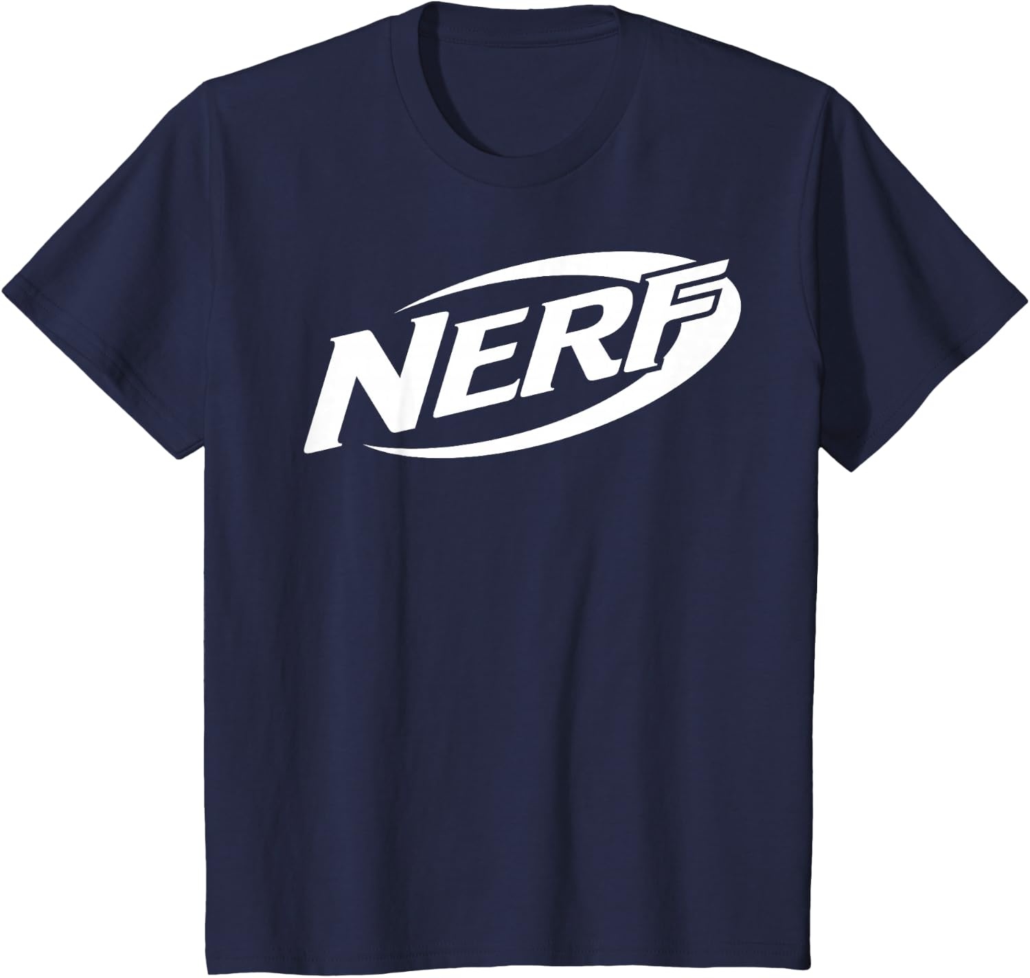 image:imageNerf Simple White Retro Logo TShirtNavy Blue