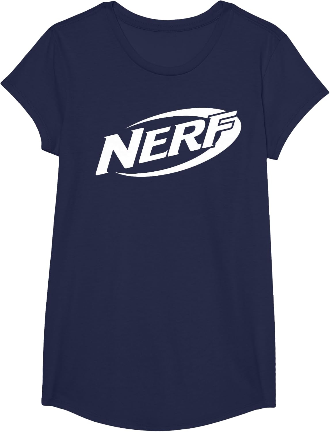 image:imageNerf Simple White Retro Logo TShirtNavy Blue