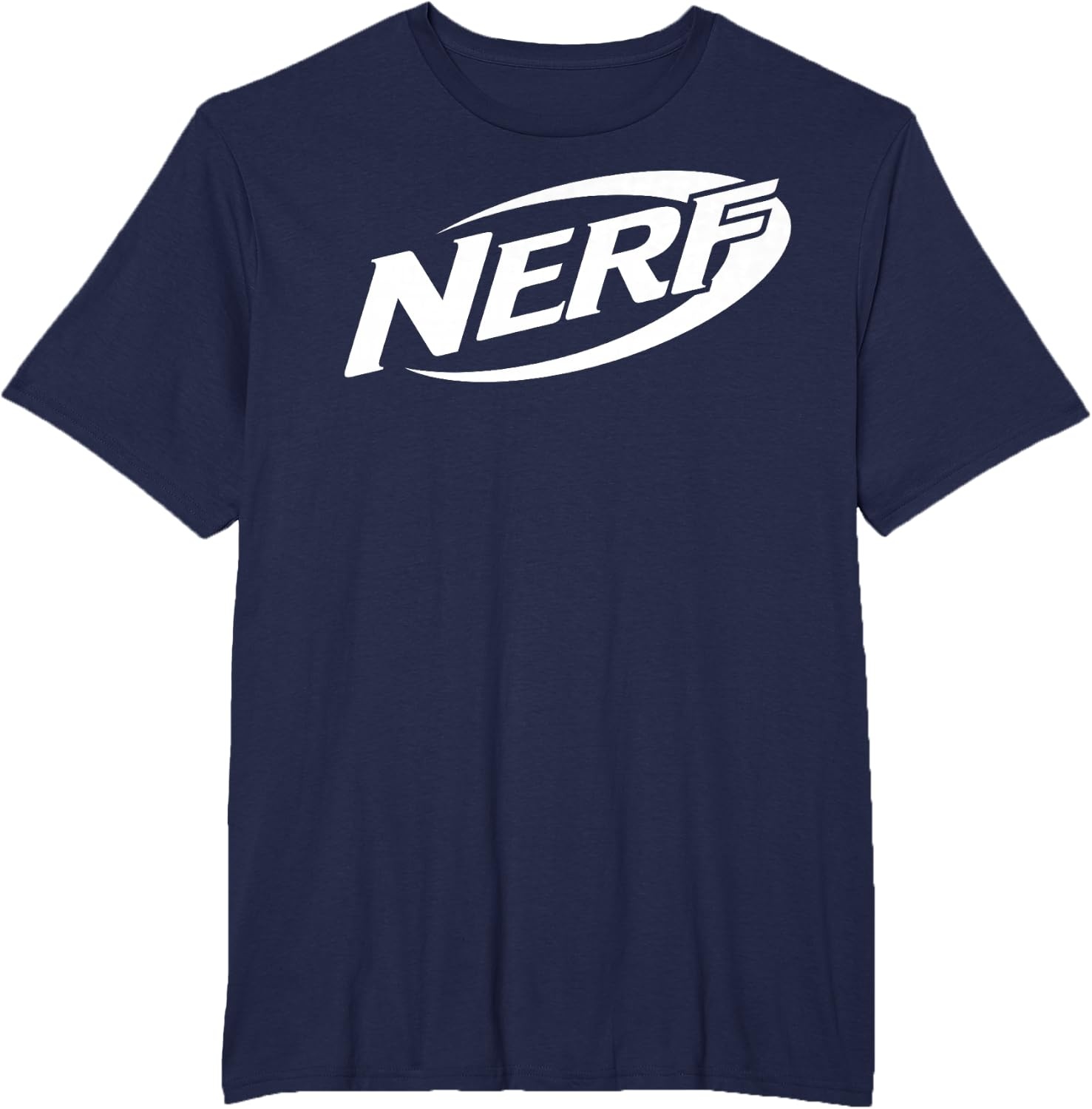 image:imageNerf Simple White Retro Logo TShirtNavy Blue