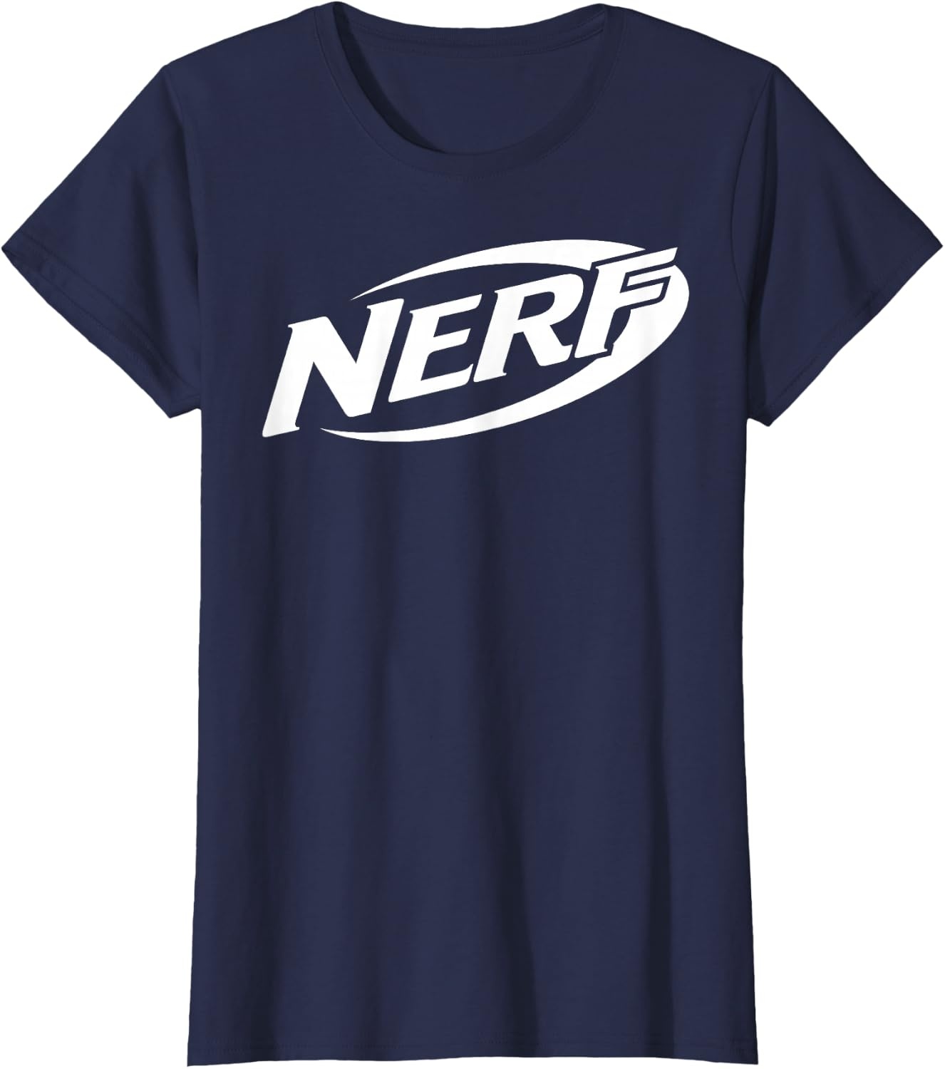 image:imageNerf Simple White Retro Logo TShirtNavy Blue